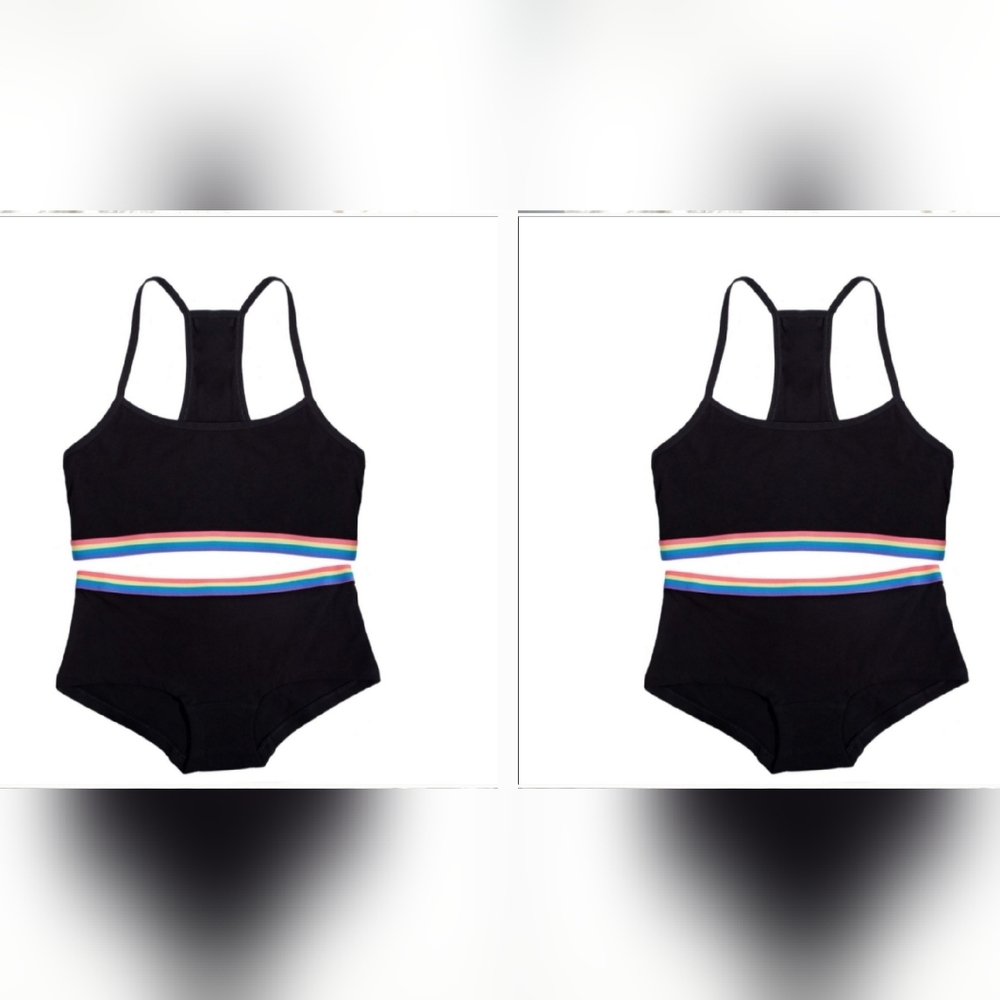 : 2 sets of 2pc girls black size L beginner bra & panty set by fruit of the loom